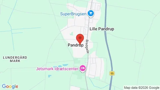Erhvervslejemål til leje i Pandrup - Foto fra Google Street View