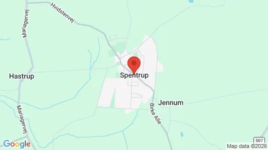 Erhvervslejemål til leje i Spentrup - Foto fra Google Street View