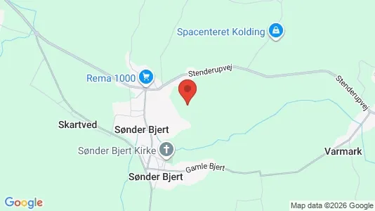 Erhvervslejemål til leje i Bjert - Foto fra Google Street View