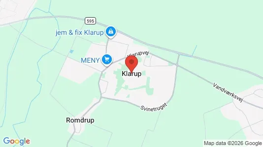 Erhvervslejemål til leje i Klarup - kort over placeringen