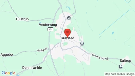 Erhvervslejemål til leje i Græsted - Foto fra Google Street View
