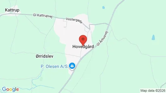 Erhvervslejemål til leje i Hovedgård - Foto fra Google Street View