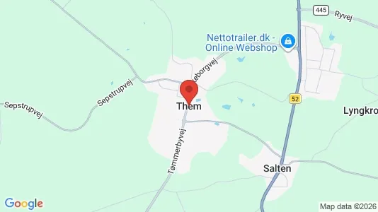 Erhvervslejemål til leje i Them - Foto fra Google Street View