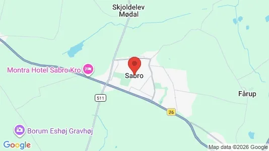 Erhvervslejemål til leje i Sabro - Foto fra Google Street View