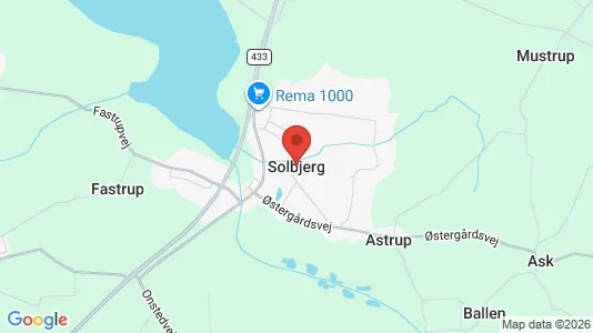 Erhvervslejemål til leje i Solbjerg - Foto fra Google Street View