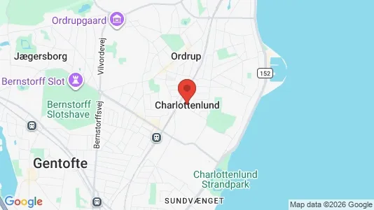 Erhvervslejemål til leje i Charlottenlund - Foto fra Google Street View