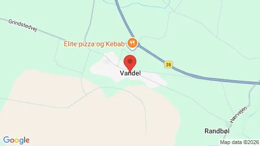 Erhvervslejemål til leje i Vandel - Foto fra Google Street View