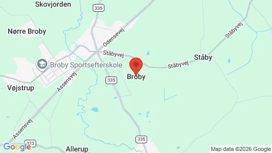 Erhvervslejemål til leje i Broby - Foto fra Google Street View