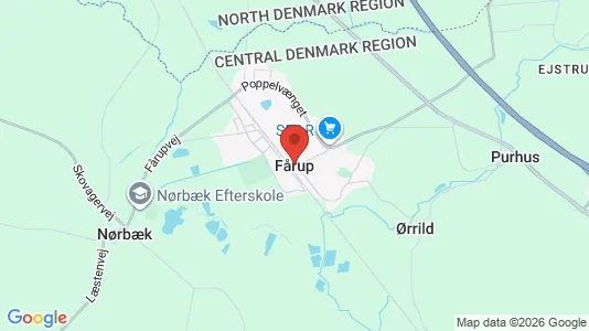 Erhvervslejemål til leje i Fårup - Foto fra Google Street View