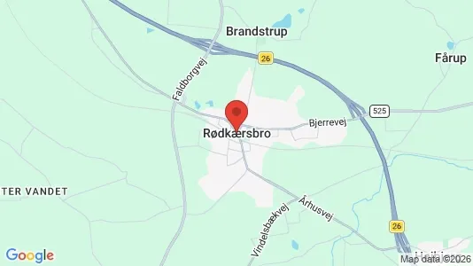 Erhvervslejemål til leje i Rødkærsbro - Foto fra Google Street View