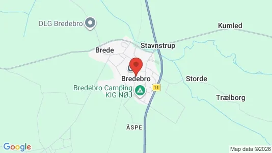 Erhvervslejemål til leje i Bredebro - Foto fra Google Street View