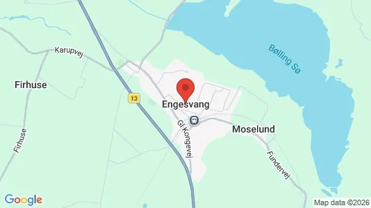 Erhvervslejemål til leje i Engesvang - Foto fra Google Street View