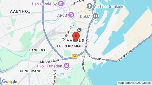 Erhvervslejemål til leje i Århus C - Foto fra Google Street View