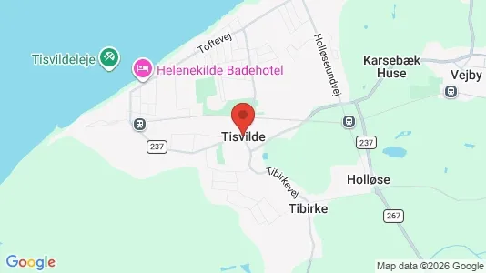 Erhvervslejemål til leje i Tisvildeleje - Foto fra Google Street View