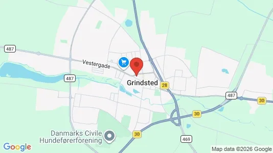 Erhvervslejemål til leje i Grindsted - Foto fra Google Street View