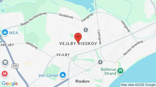 Erhvervslejemål til leje i Risskov - Foto fra Google Street View