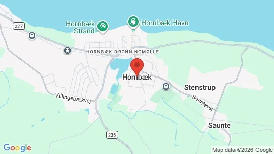 Erhvervslejemål til leje i Hornbæk - Foto fra Google Street View