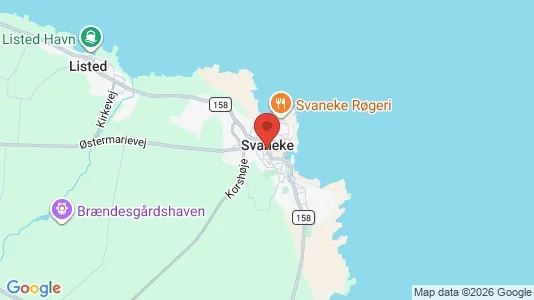 Erhvervslejemål til leje i Svaneke - Foto fra Google Street View