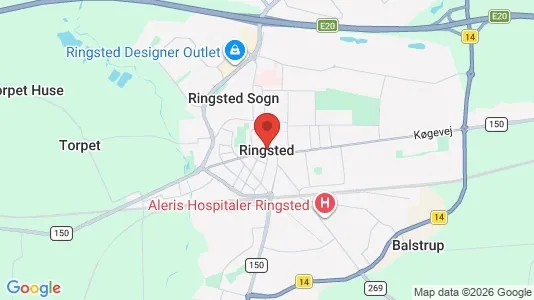 Erhvervslejemål til leje i Ringsted - Foto fra Google Street View
