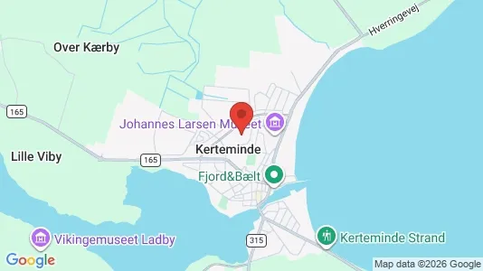 Erhvervslejemål til leje i Kerteminde - Foto fra Google Street View