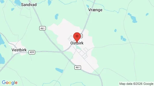 Erhvervslejemål til leje i Østbirk - Foto fra Google Street View