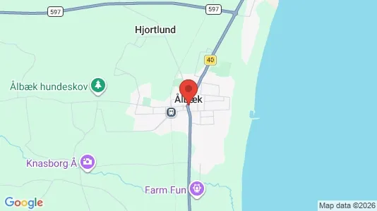 Erhvervslejemål til leje i Ålbæk - Foto fra Google Street View