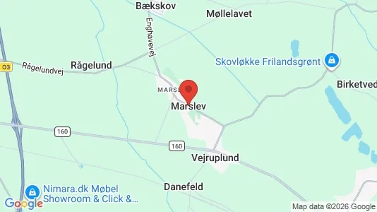 Erhvervslejemål til leje i Marslev - Foto fra Google Street View