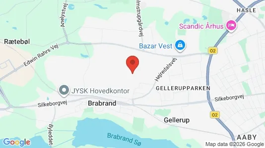 Erhvervslejemål til leje i Brabrand - Foto fra Google Street View