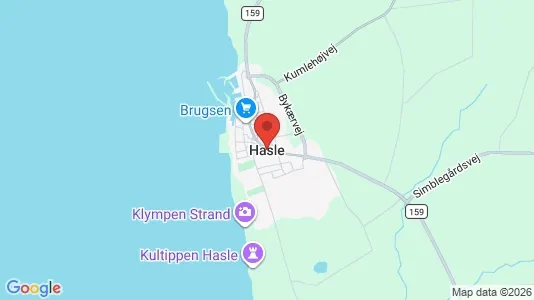Erhvervslejemål til leje i Hasle - Foto fra Google Street View