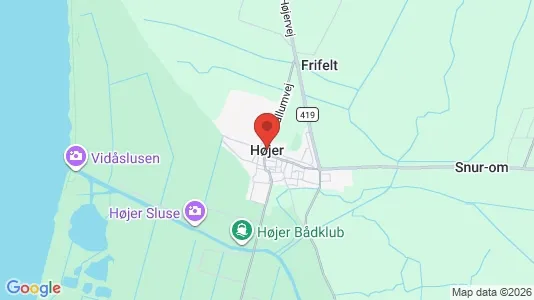 Erhvervslejemål til leje i Højer - Foto fra Google Street View