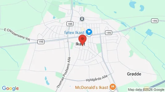 Erhvervslejemål til leje i Ikast - Foto fra Google Street View