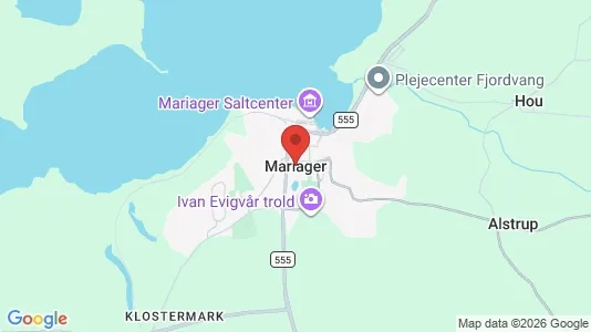 Erhvervslejemål til leje i Mariager - Foto fra Google Street View