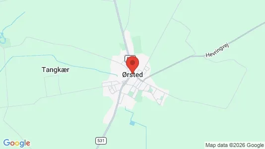 Erhvervslejemål til leje i Ørsted - Foto fra Google Street View