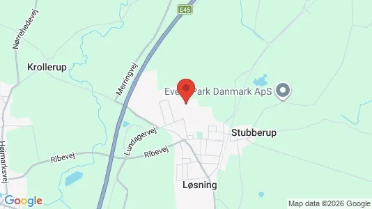 Erhvervslejemål til leje i Løsning - Foto fra Google Street View