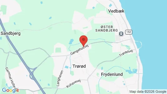 Erhvervslejemål til leje i Vedbæk - Foto fra Google Street View