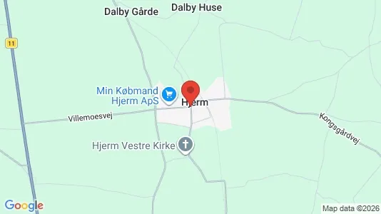 Erhvervslejemål til leje i Hjerm - Foto fra Google Street View