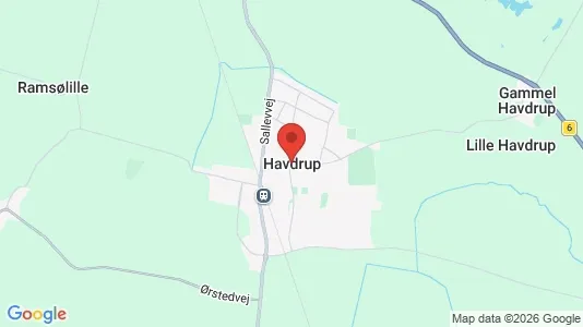 Erhvervslejemål til leje i Havdrup - Foto fra Google Street View