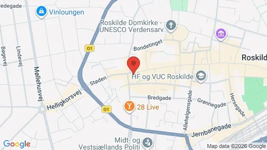 Erhvervslejemål til leje i Roskilde - Foto fra Google Street View