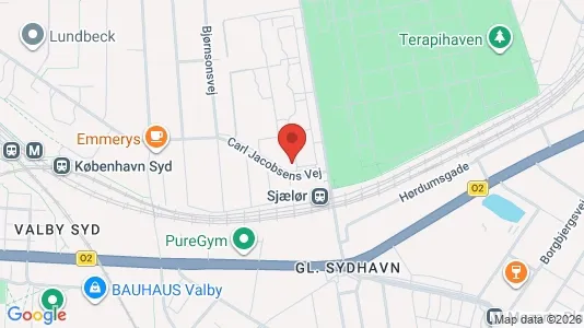 Kontorlokaler til leje i Valby - Foto fra Google Street View