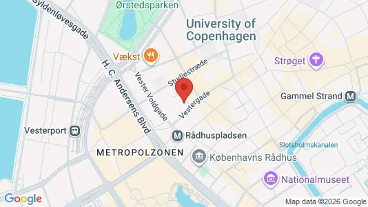 Kontorlokaler til leje i København K - kort over placeringen