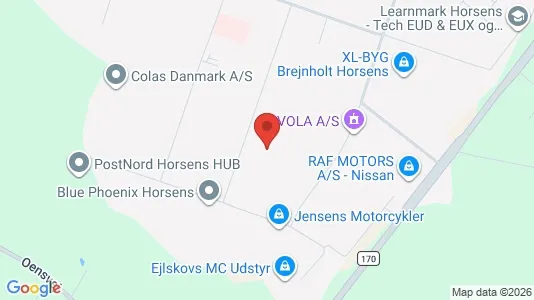 Lagerlokaler til leje i Horsens - Foto fra Google Street View
