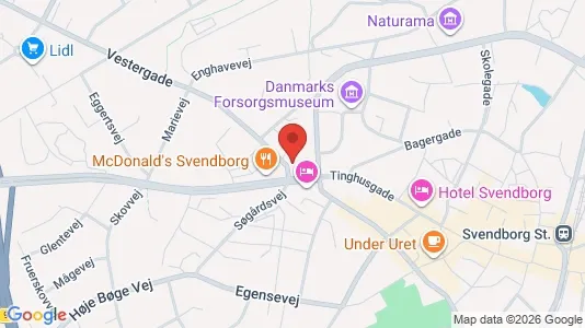 Kontorlokaler til leje i Svendborg - Foto fra Google Street View