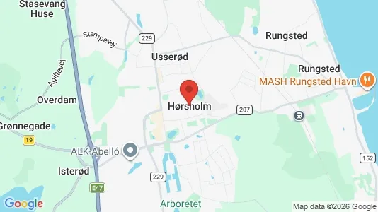 Erhvervslejemål til leje i Hørsholm - Foto fra Google Street View