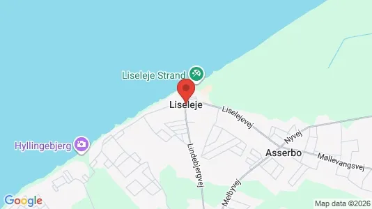 Erhvervslejemål til leje i Liseleje - Foto fra Google Street View