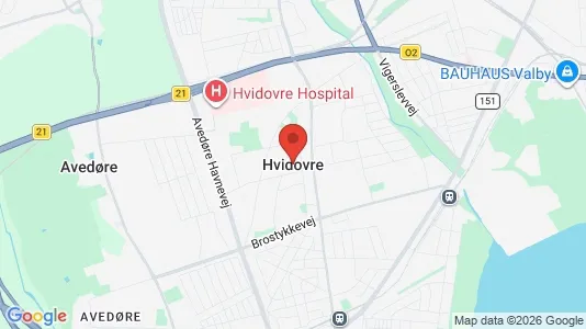 Butikslokaler til leje i Hvidovre - Foto fra Google Street View