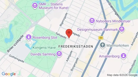 Kontorlokaler til leje i København K - kort over placeringen
