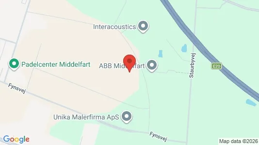 Erhvervsgrunde til leje i Middelfart - Foto fra Google Street View