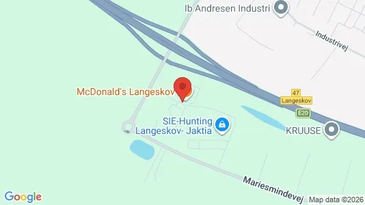 Erhvervslejemål til leje i Langeskov - Foto fra Google Street View