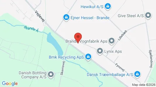 Lagerlokaler til salg i Brande - Foto fra Google Street View