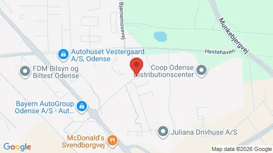 Lagerlokaler til leje i Odense S - Foto fra Google Street View